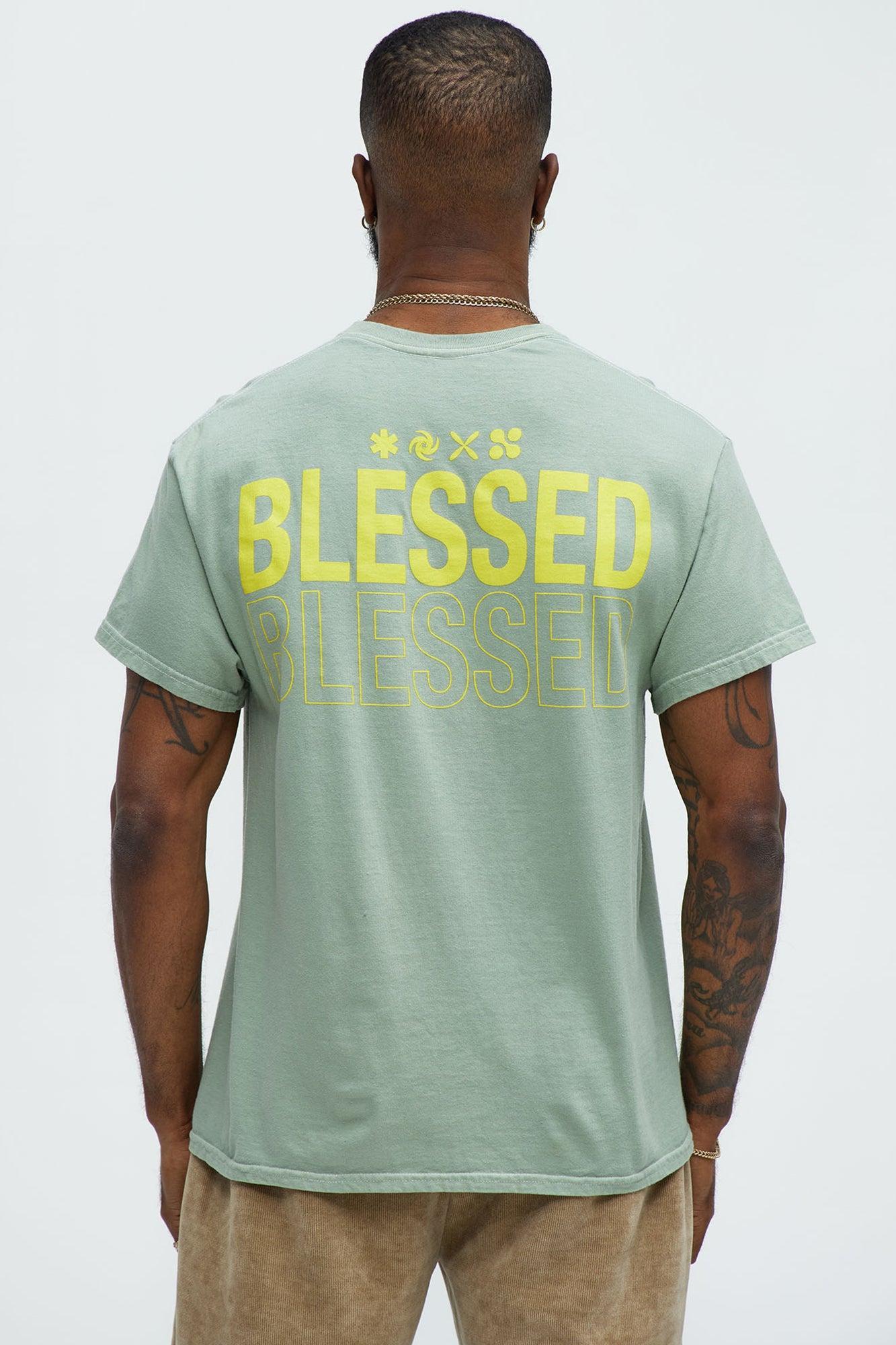 Always Blessed Short Sleeve Tee - Green Product Image