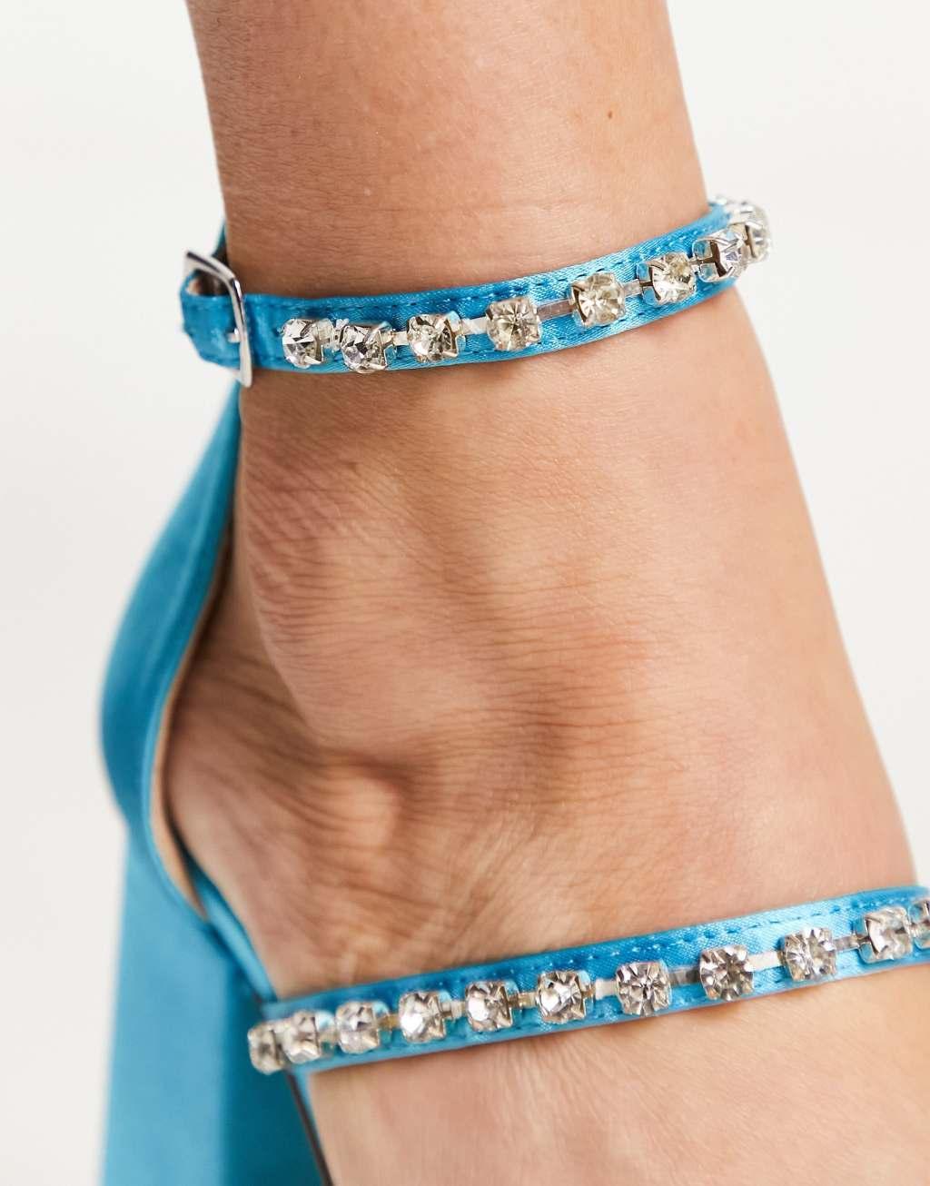 London Rebel mega platform embellished heeled shoes Product Image