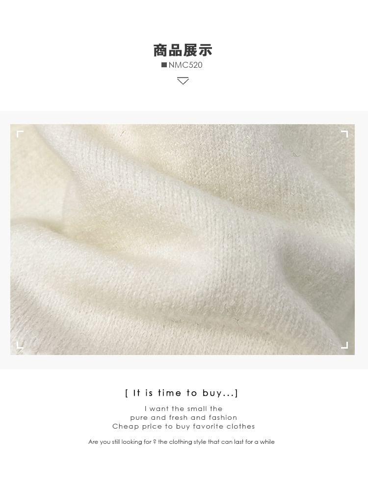 Faux Fur-Trim Full-Zip Hooded Jacket Product Image
