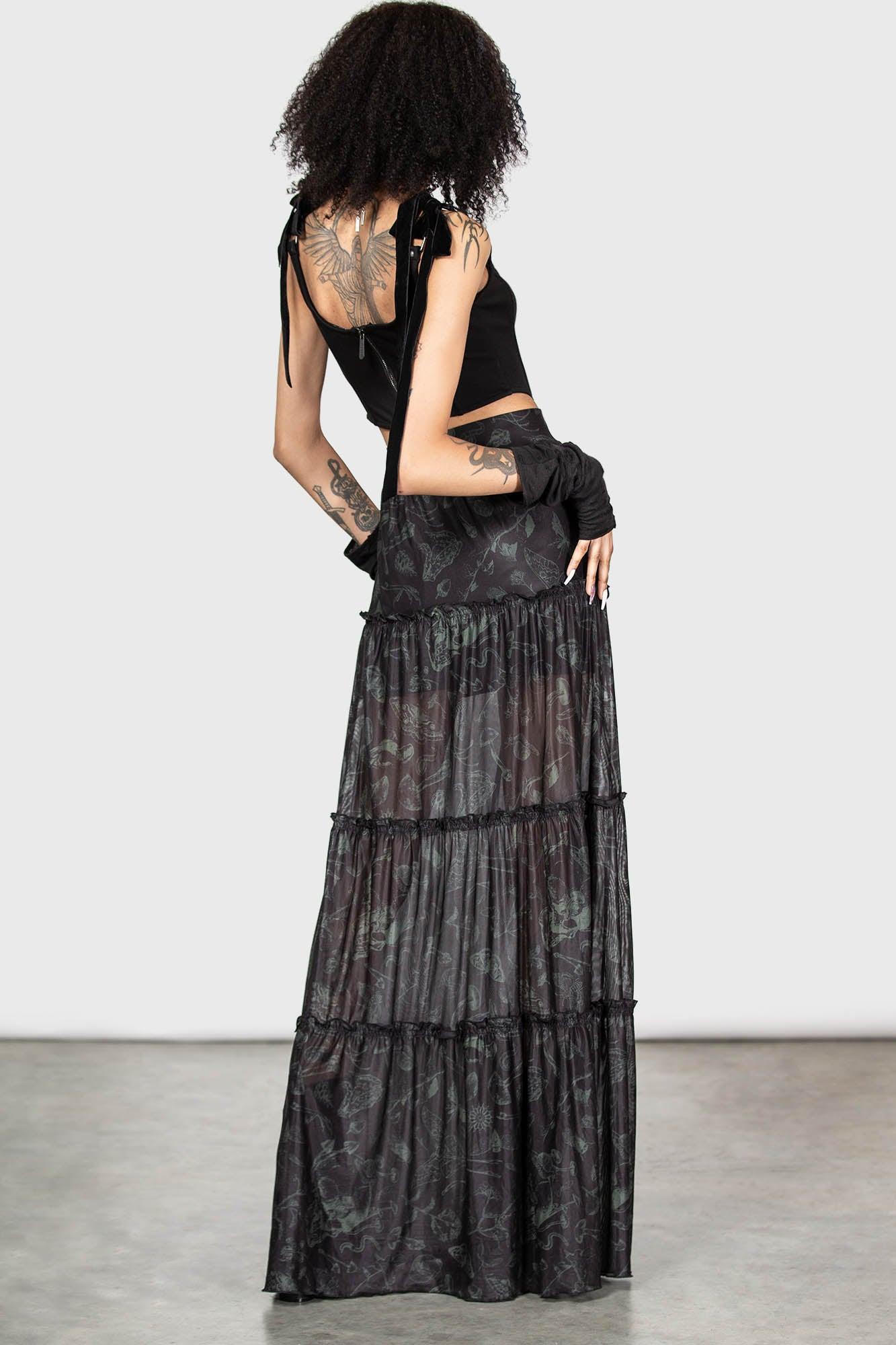 Ghosted Woods Maxi Skirt Female Product Image