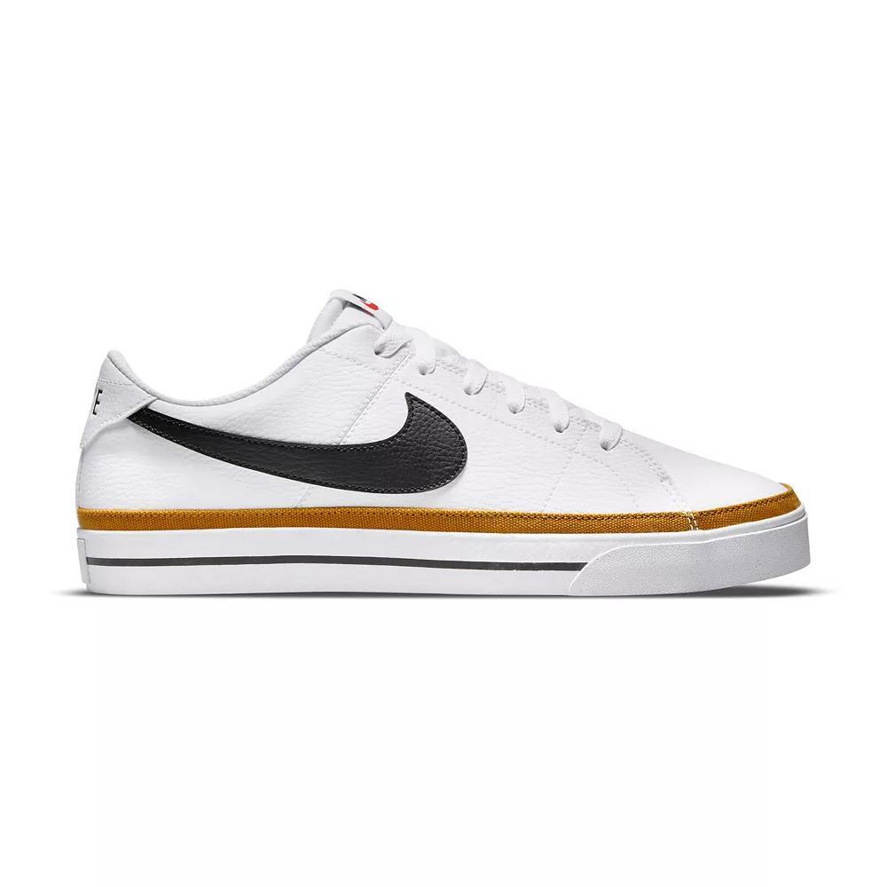 Nike Court Legacy Men's Shoes, Size: 14, White Black Ochre Product Image