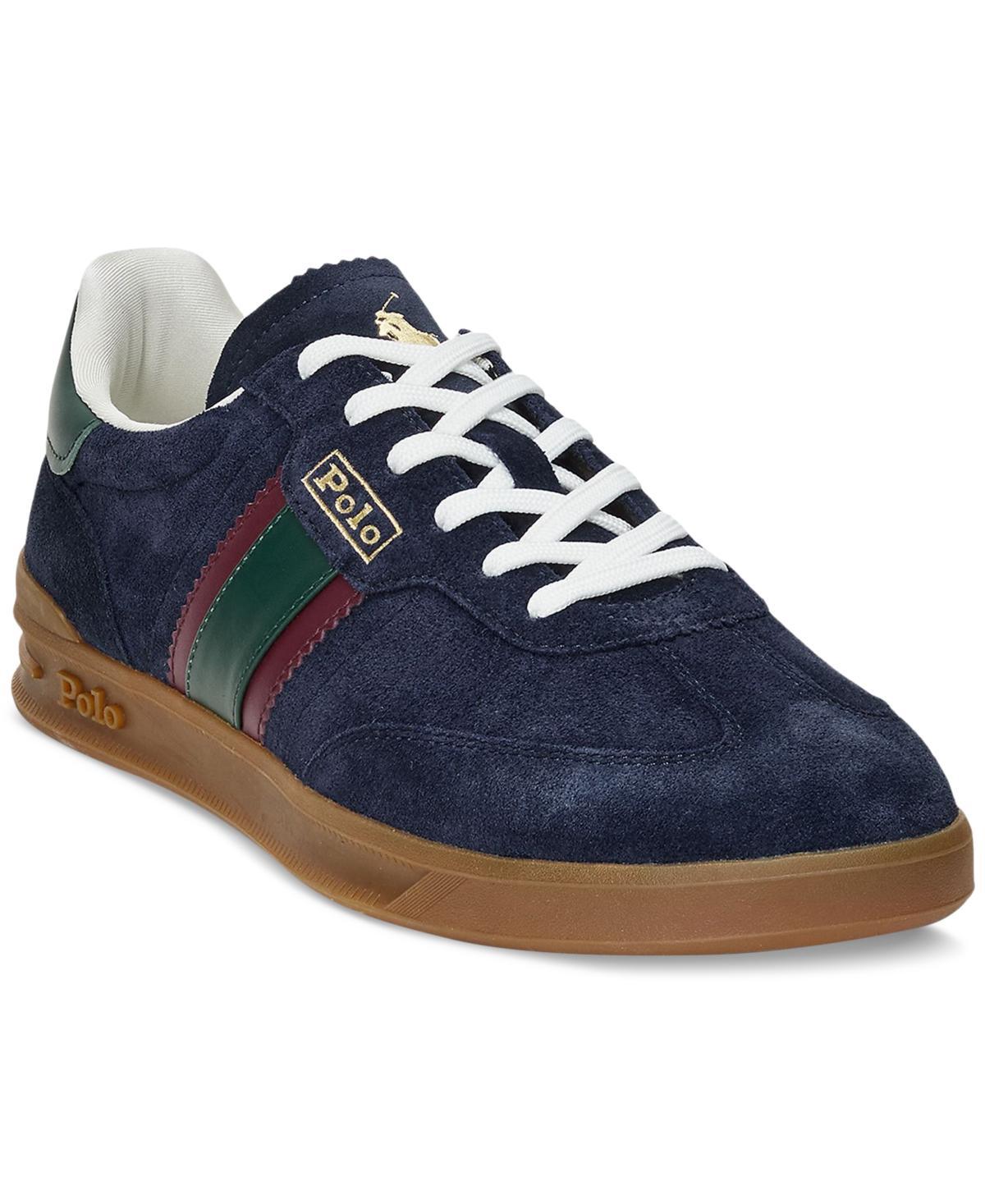 Polo Ralph Lauren Mens Heritage Aera Vintage Paneled Sneakers Product Image