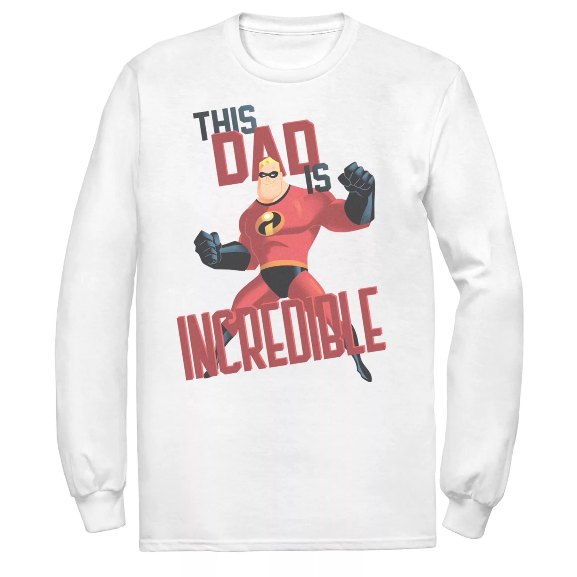 Disney / Pixar's The Incredibles Men's This Dad Tee, Size: Small, White Product Image