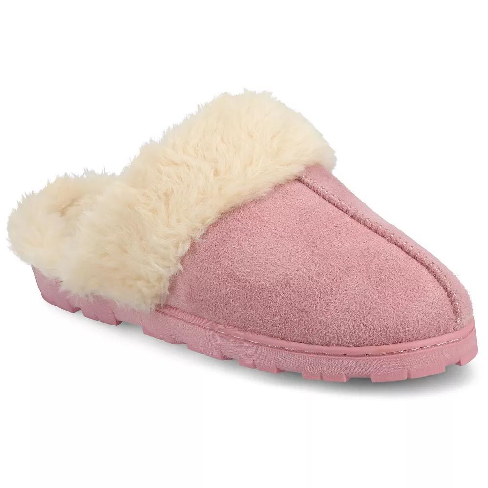 Journee Kalli Women's Slip-On Scuff Slippers, Size: XL (11/12), Pink Product Image
