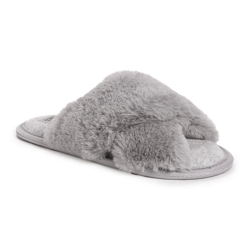 MUK LUKS Perley Women's Slippers, Size: Medium, Ivory Product Image