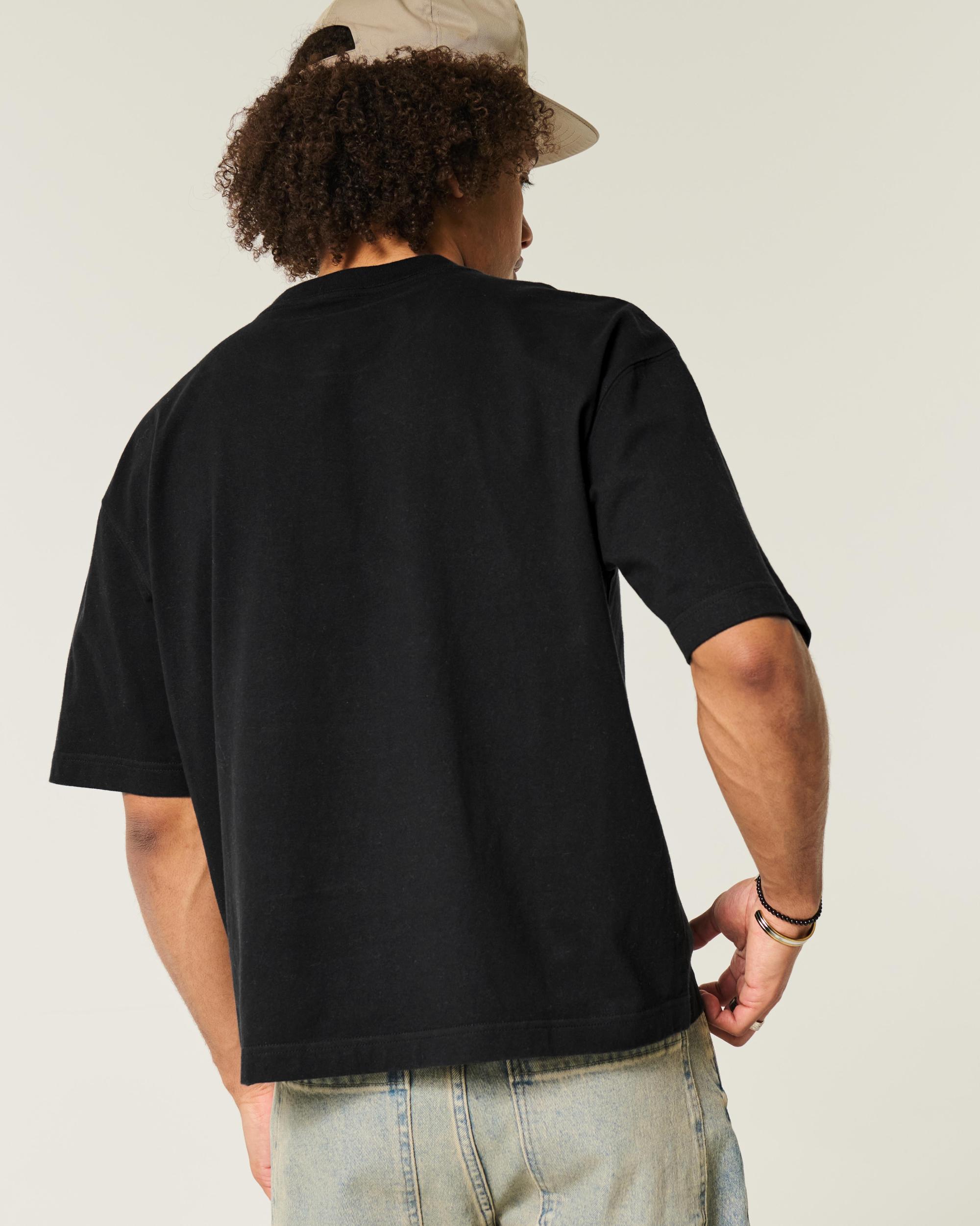 Boxy Heavyweight Crop Crew T-Shirt Product Image