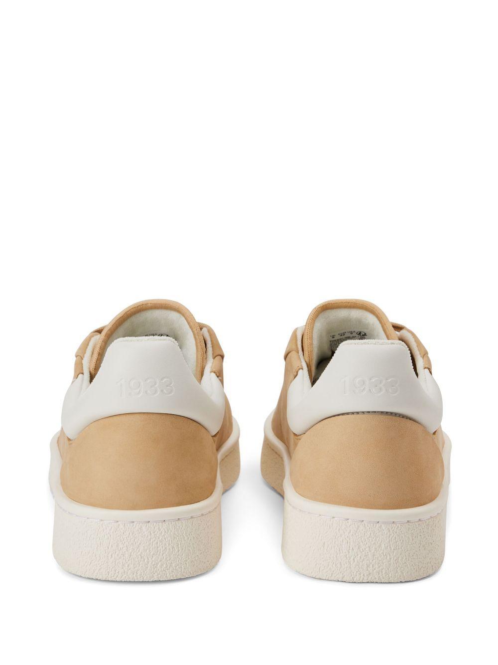logo-stamp lace-up sneakers Product Image