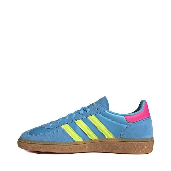 Womens adidas Handball Spezial Athletic Shoe - Sky Rush / Solar Yellow / Lucid Pink Product Image