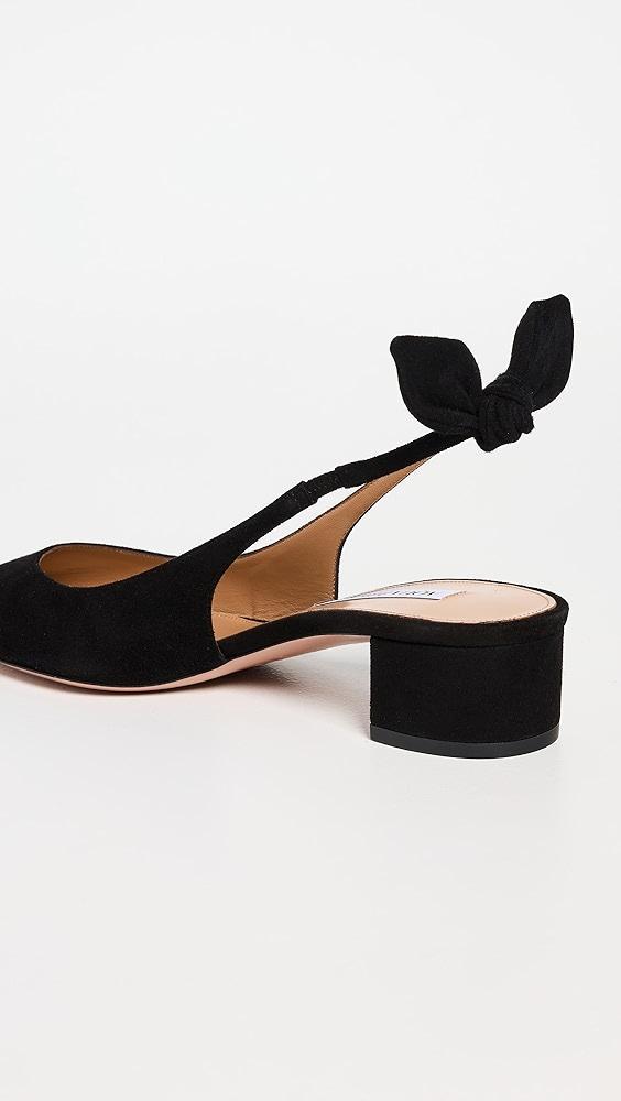 Aquazzura 35mm Very Bow Tie Sling Pumps | Shopbop Product Image