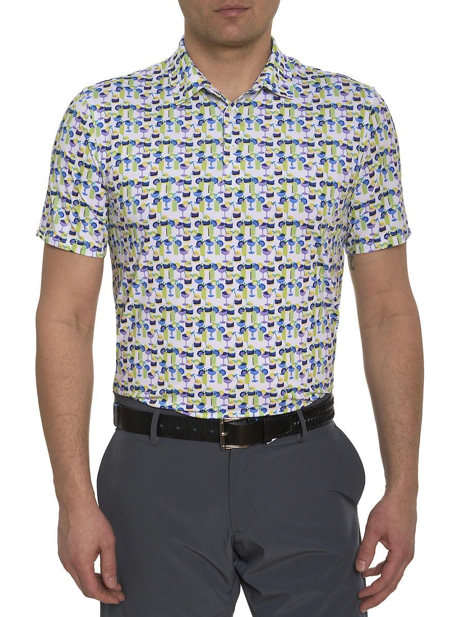 Mens Cocktail Hour Polo Shirt Product Image