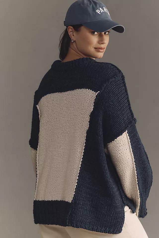 Pilcro Chunky Crew-Neck Sweater Product Image