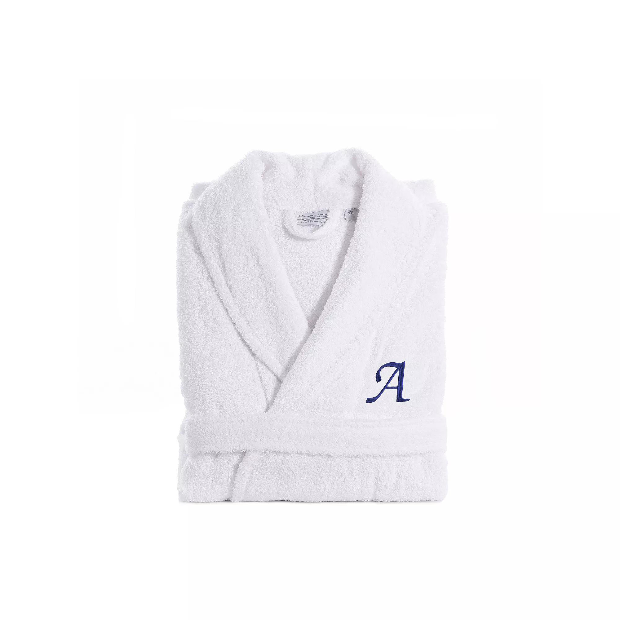 Linum Home Textiles Turkish Cotton Personalized Unisex Embroidered Terry Bathrobe, Women's, Size: Small/Medium Product Image