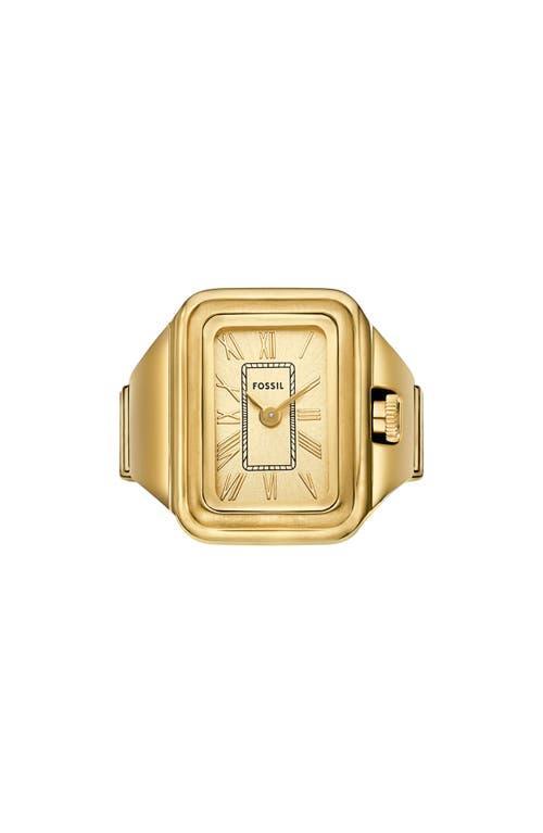 Fossil Womens Raquel Two-Hand Watch Ring Product Image