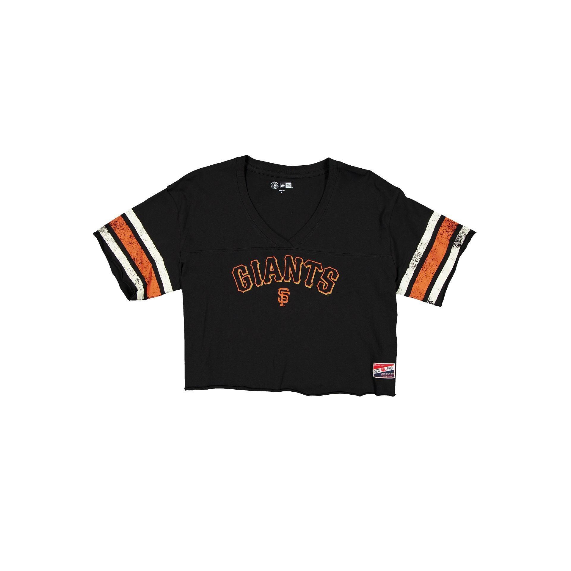 San Francisco Giants Throwback Cropped Women's T-Shirt Female Product Image