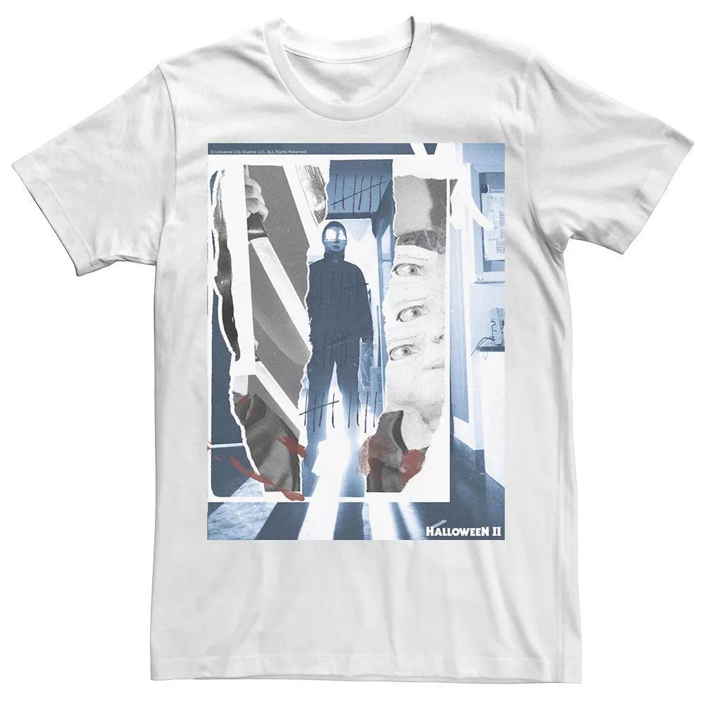 Men's Halloween 2 Pop Art Michael Myers Poster Tee, Size: XXL, White Product Image