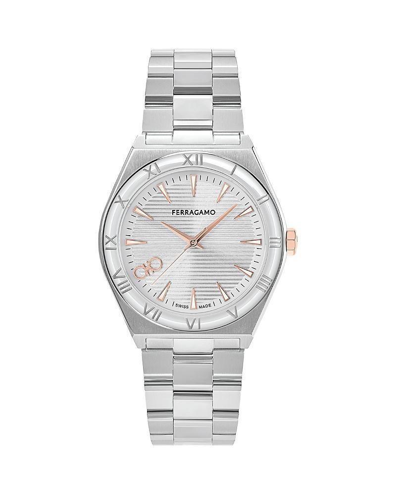 Mens 40mm Vega Upper East Watch with Bracelet Strap, Two Tone Product Image