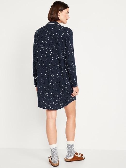 Knit Jersey Sleep Shirt Product Image