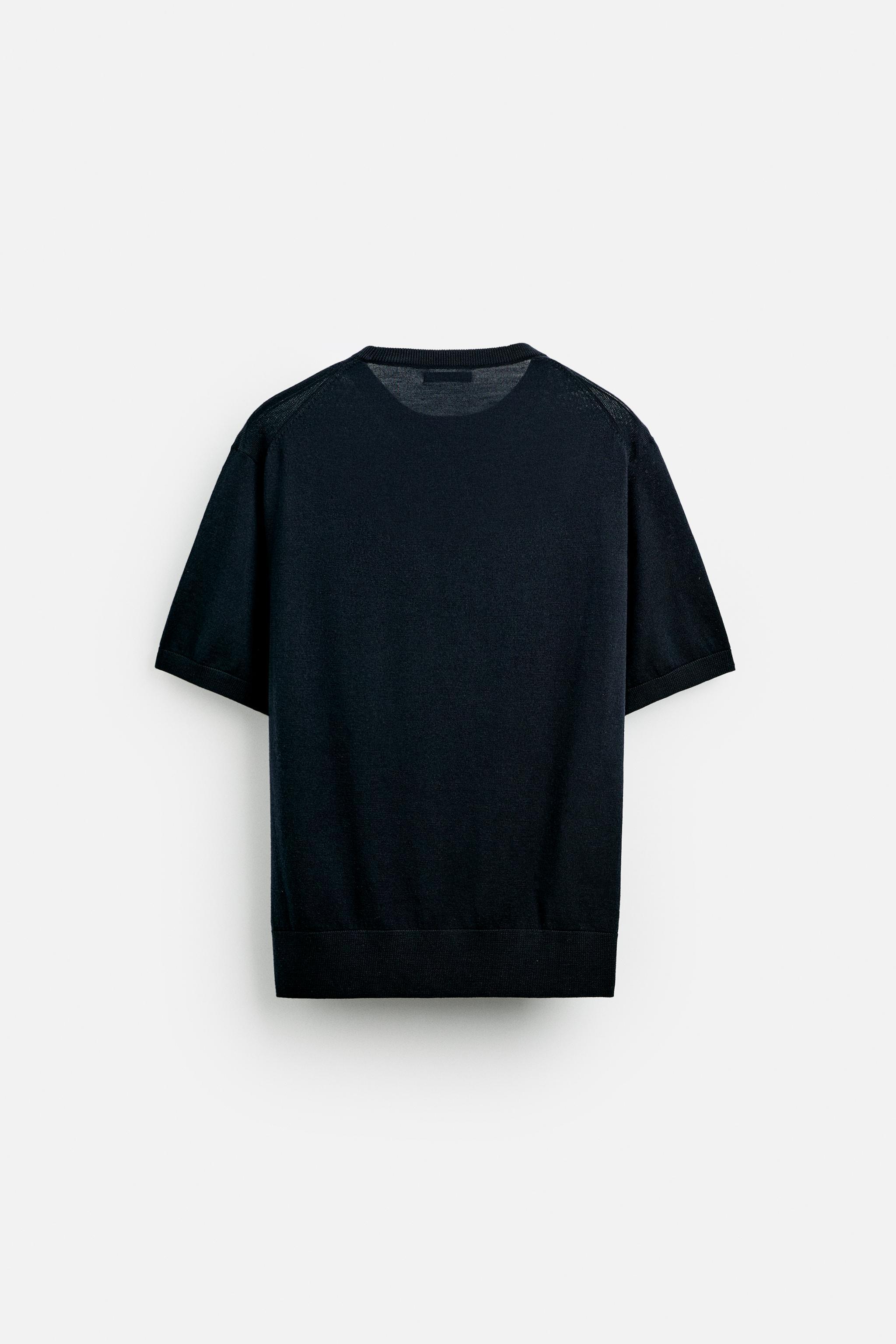 100% WOOL KNIT T-SHIRT LIMITED EDITION Product Image