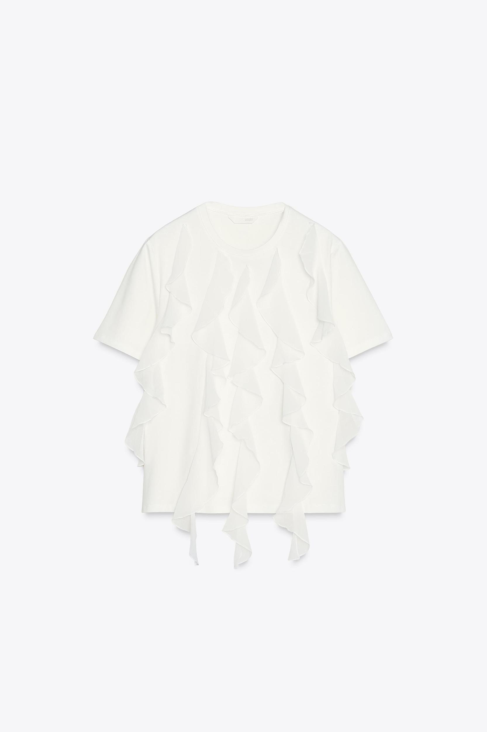 RUFFLE T-SHIRT Product Image