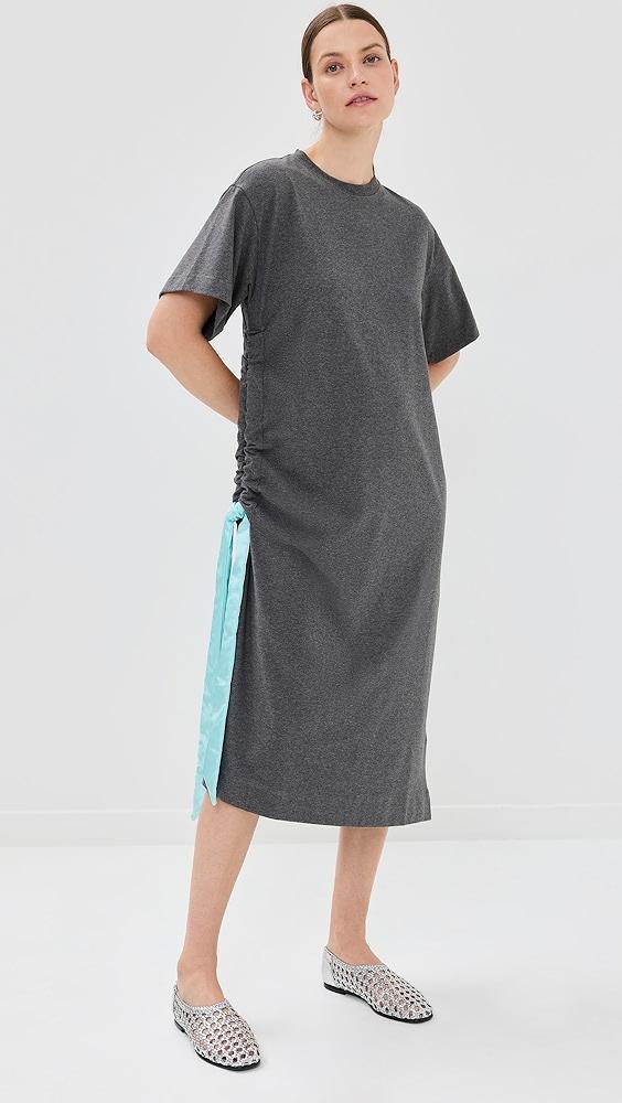 JW Anderson Satin Tie T-Shirt Dress | Shopbop Product Image
