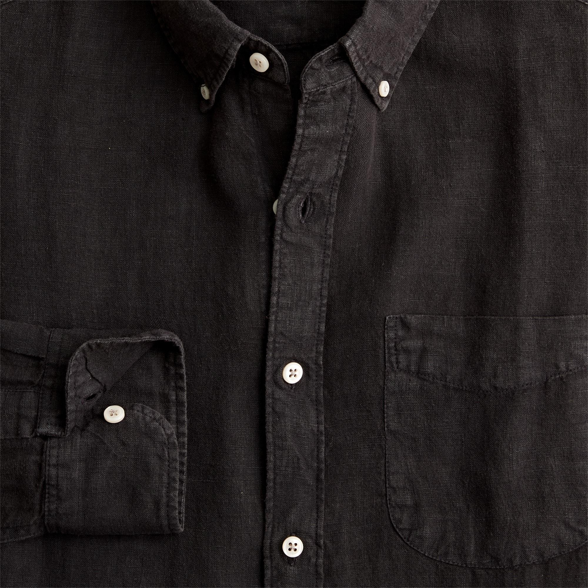 Baird McNutt garment-dyed Irish linen shirt Product Image