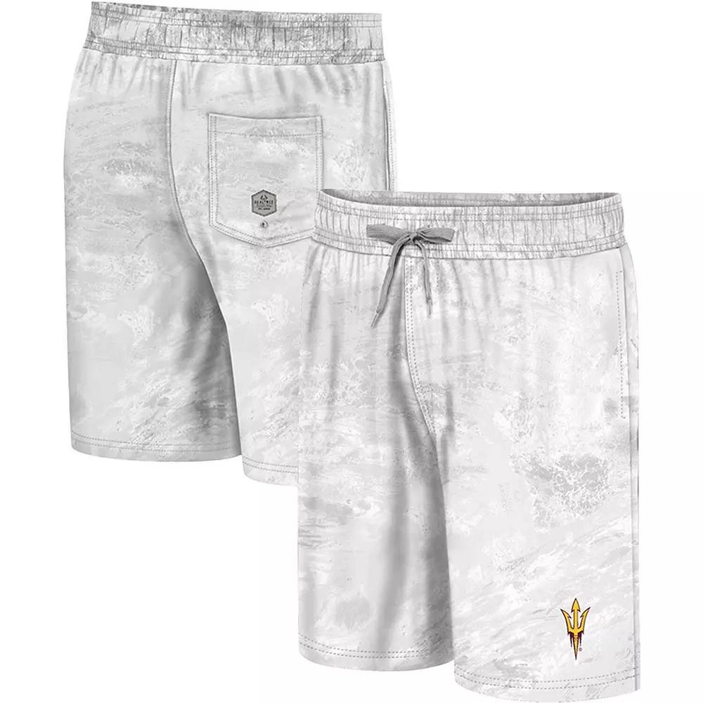 Men's Colosseum White Arizona State Sun Devils Realtree Aspect Ohana Swim Shorts, Size: XL Product Image