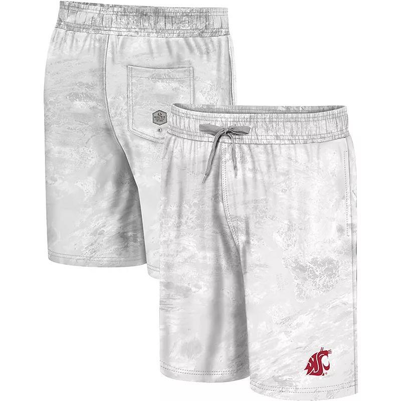 Men's Colosseum White Washington State Cougars Realtree Aspect Ohana Swim Shorts, Size: Large, Wsc White Product Image