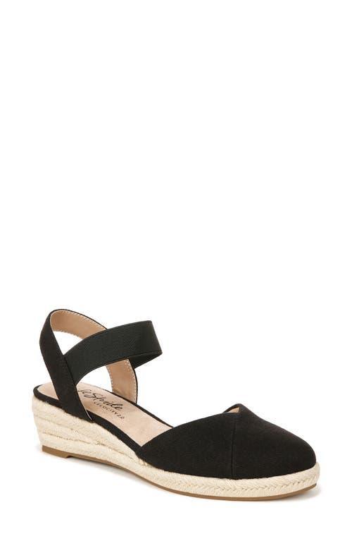 LifeStride Kimmie Women's Espadrille Wedges, Size: 9 Wide, Black Product Image