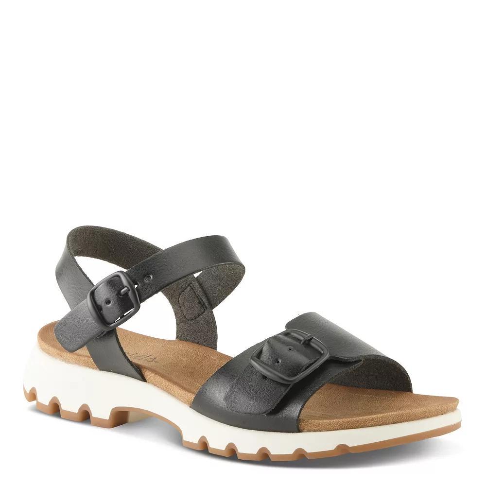 Patrizia Women's Bunch Flat Sandals, Size: 38, Black Product Image