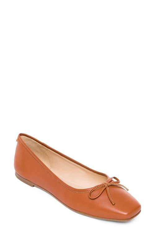 Gwynn Leather Bow Ballerina Flats Product Image