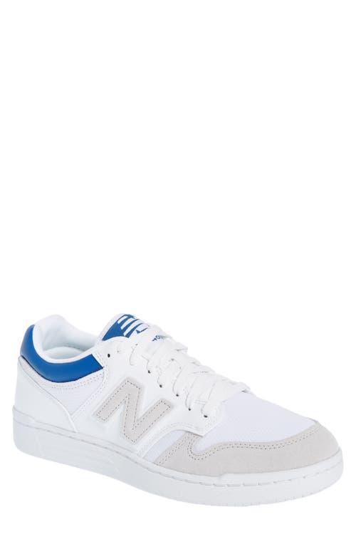New Balance Mens 480 Low - Basketball Shoes Blue/White Product Image