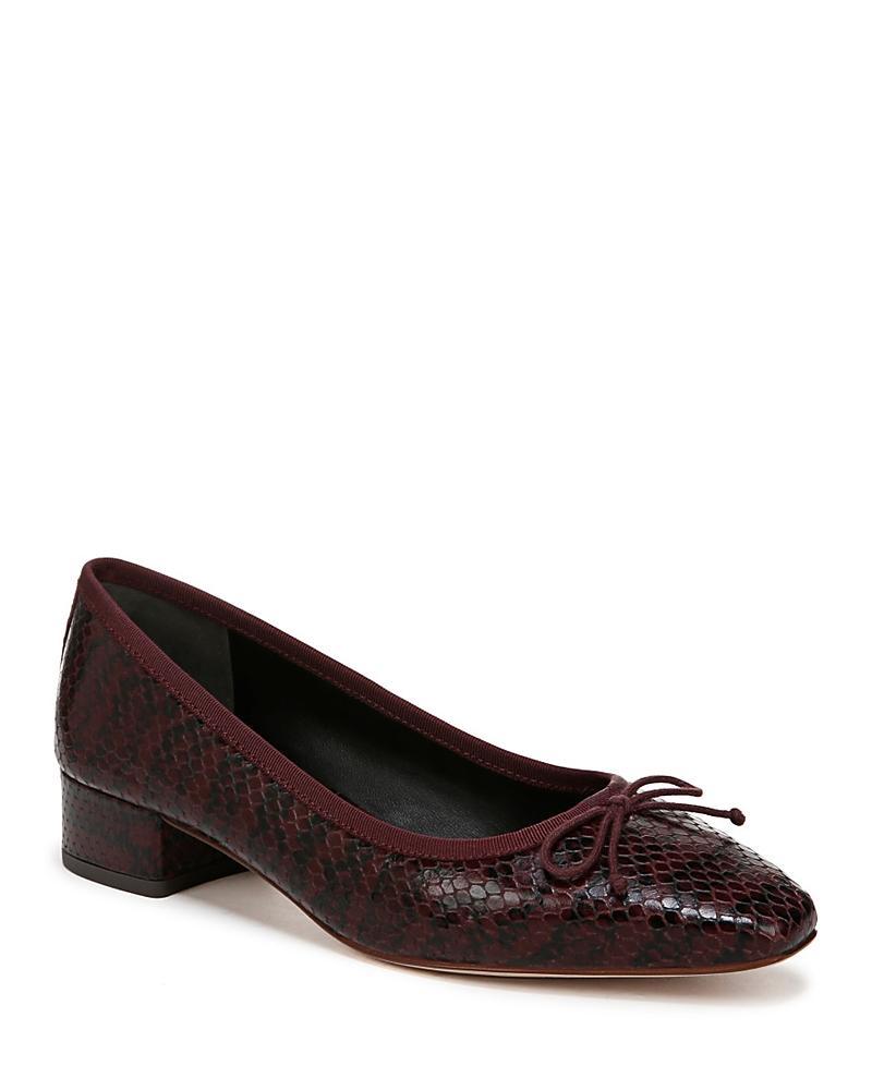 Veronica Beard Womens Cecile Snip Toe Bow Detail Low Heel Pumps Product Image
