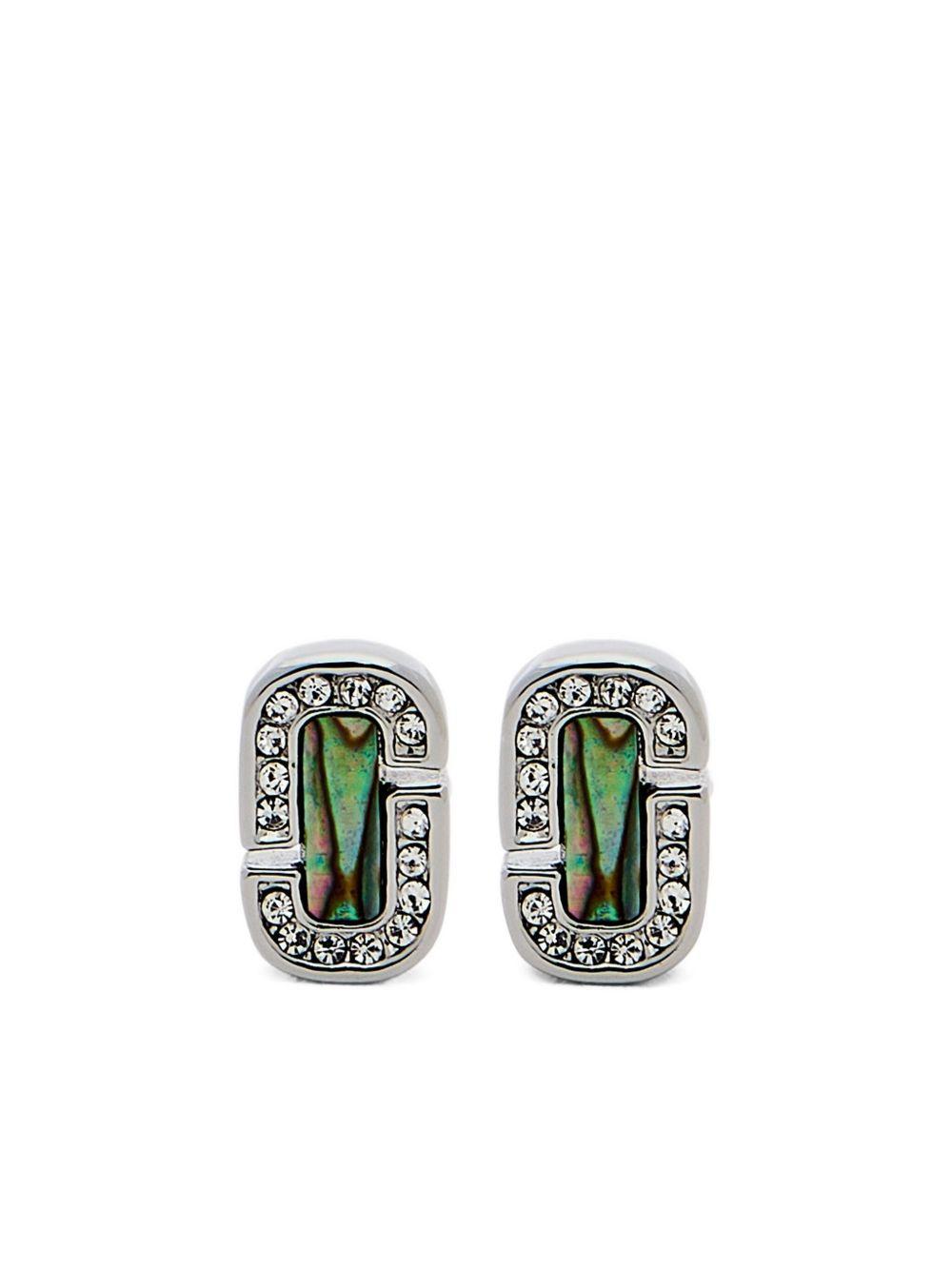 The Pavé Balloon Heart earrings Product Image
