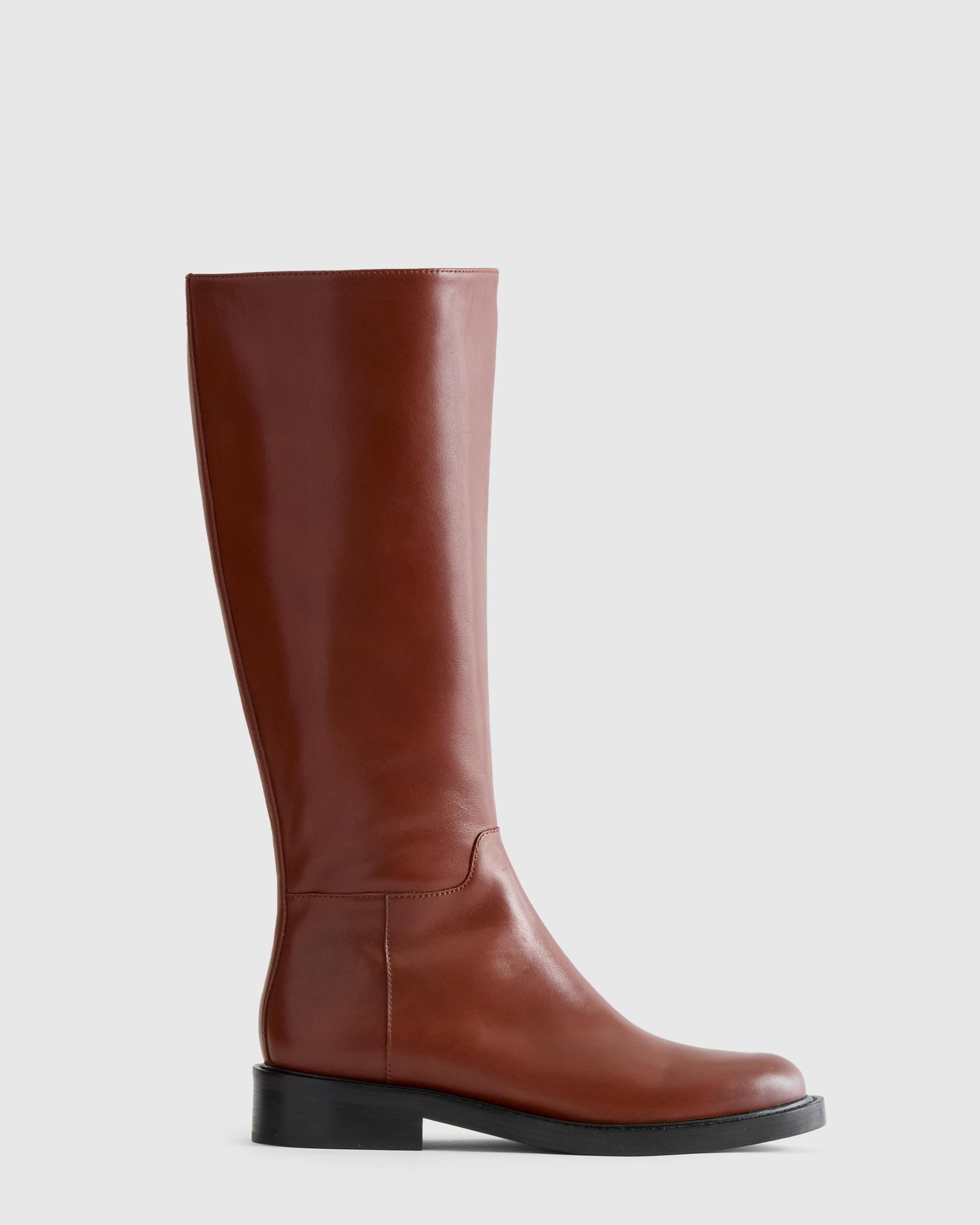 Italian Leather Riding Boots Product Image