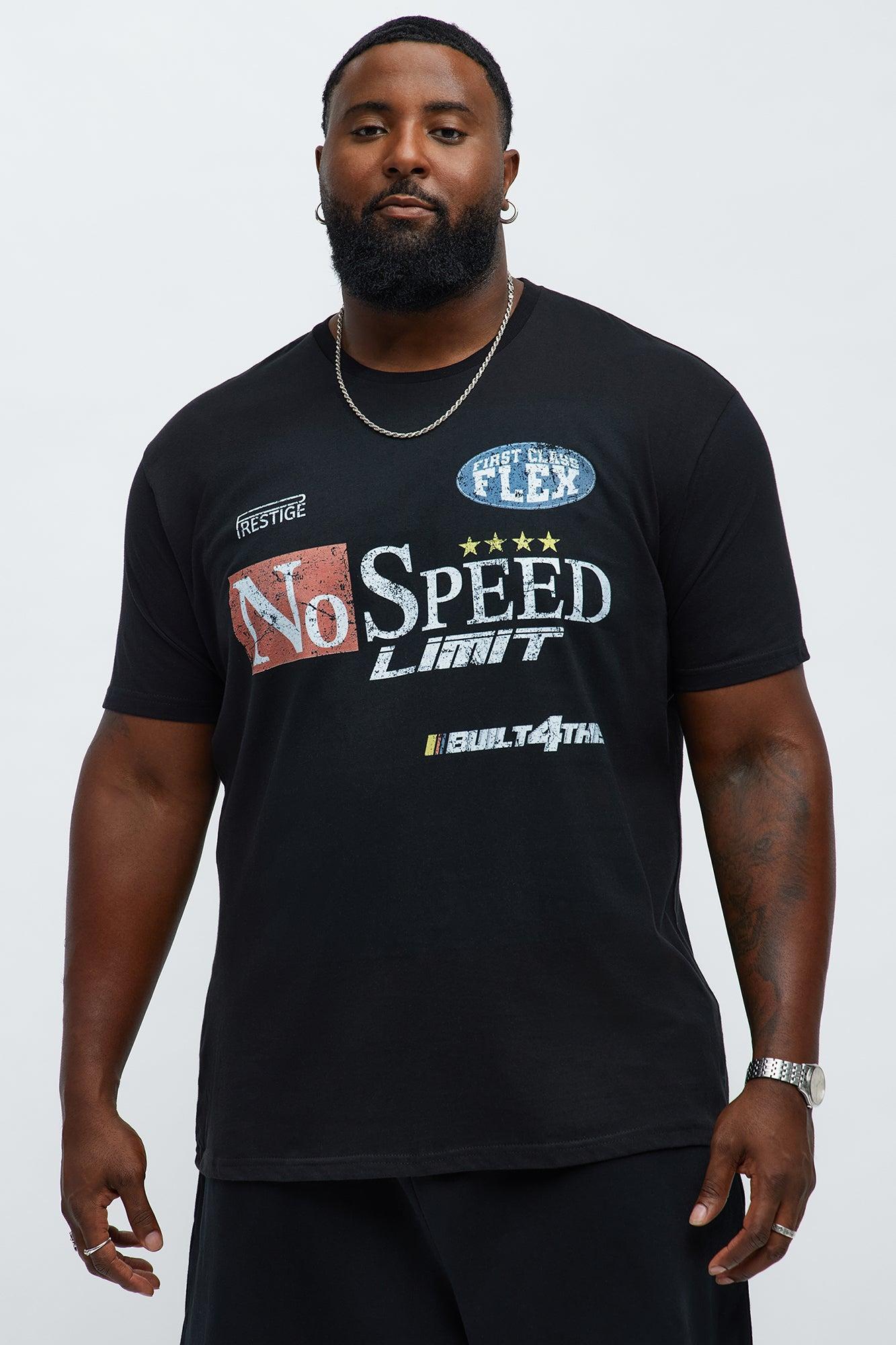 No Speed Limit Short Sleeve Tee - Black Product Image