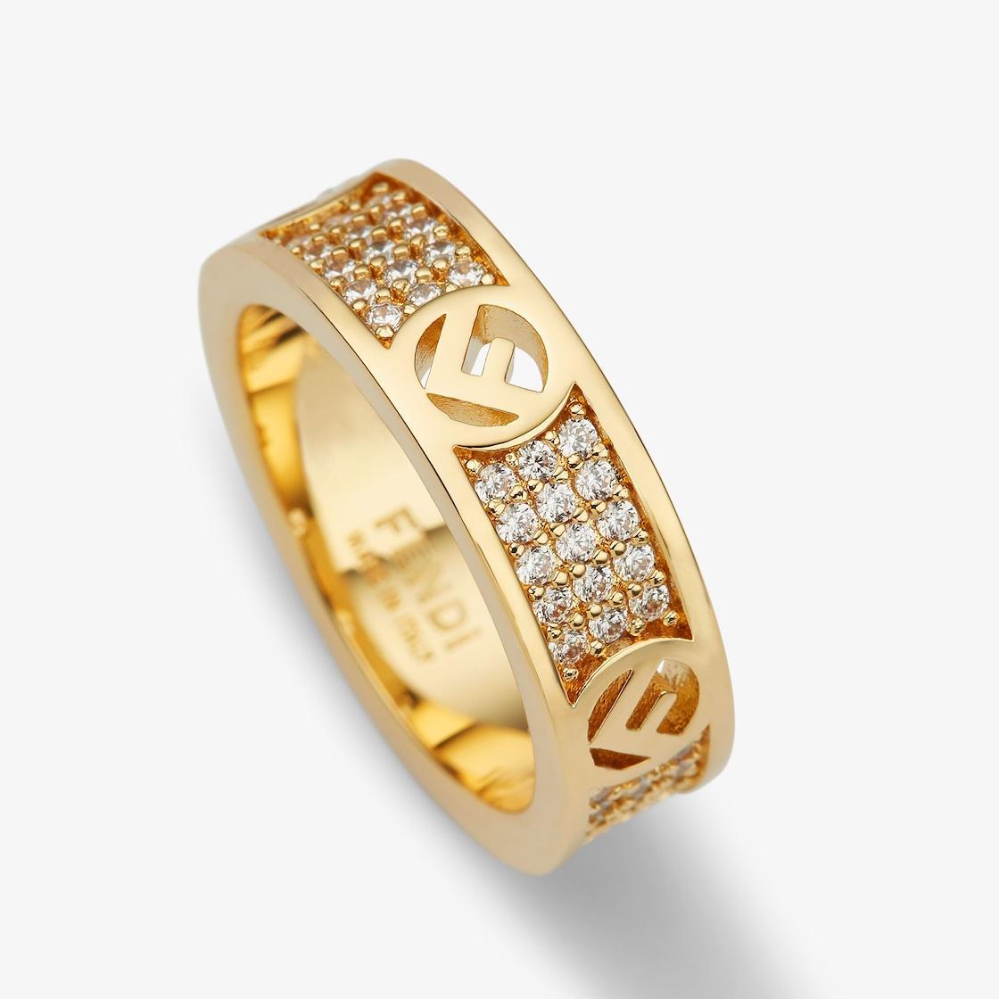 F Is Fendi RingGold-colored ring Product Image
