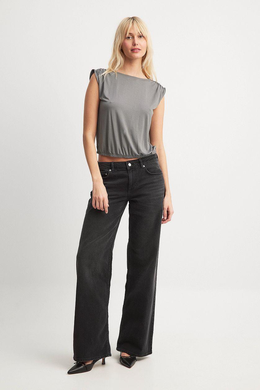 Draped Jersey Top Product Image
