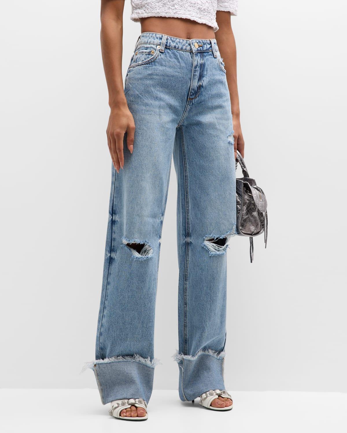 Womens Margot Cuffed Boyfriend Jeans Product Image