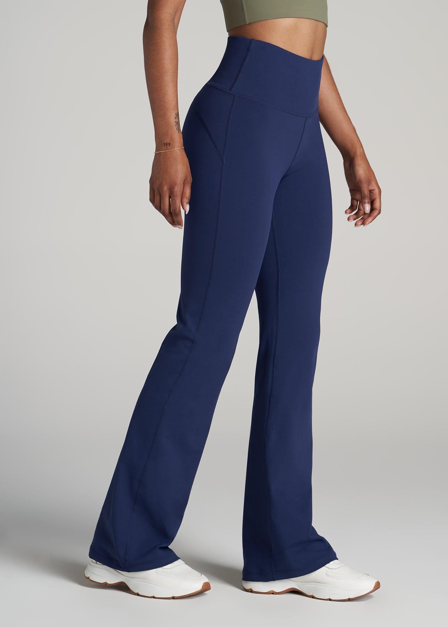 Balance Tall Women's Flare Yoga Pants in Midnight Blue Product Image