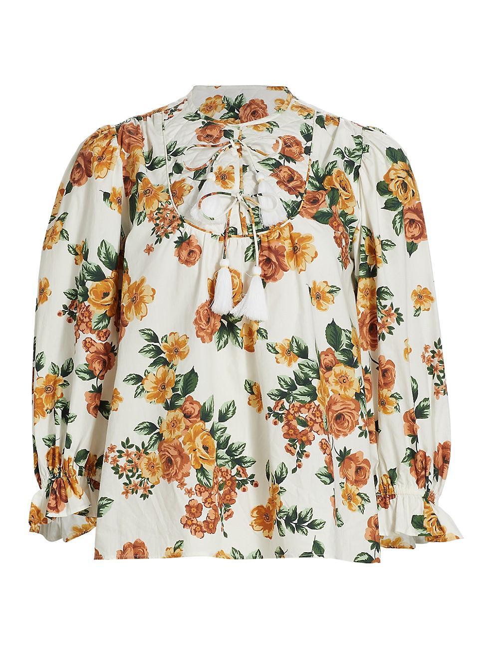 Womens Guilia Floral Blouse Product Image