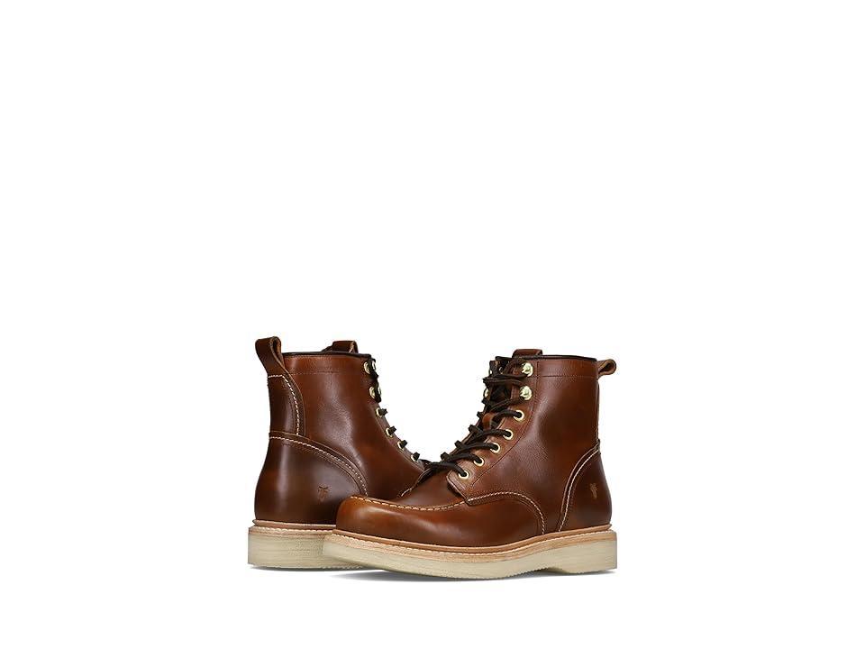 Frye Mens Hudson Leather Wedge Work Boots Product Image