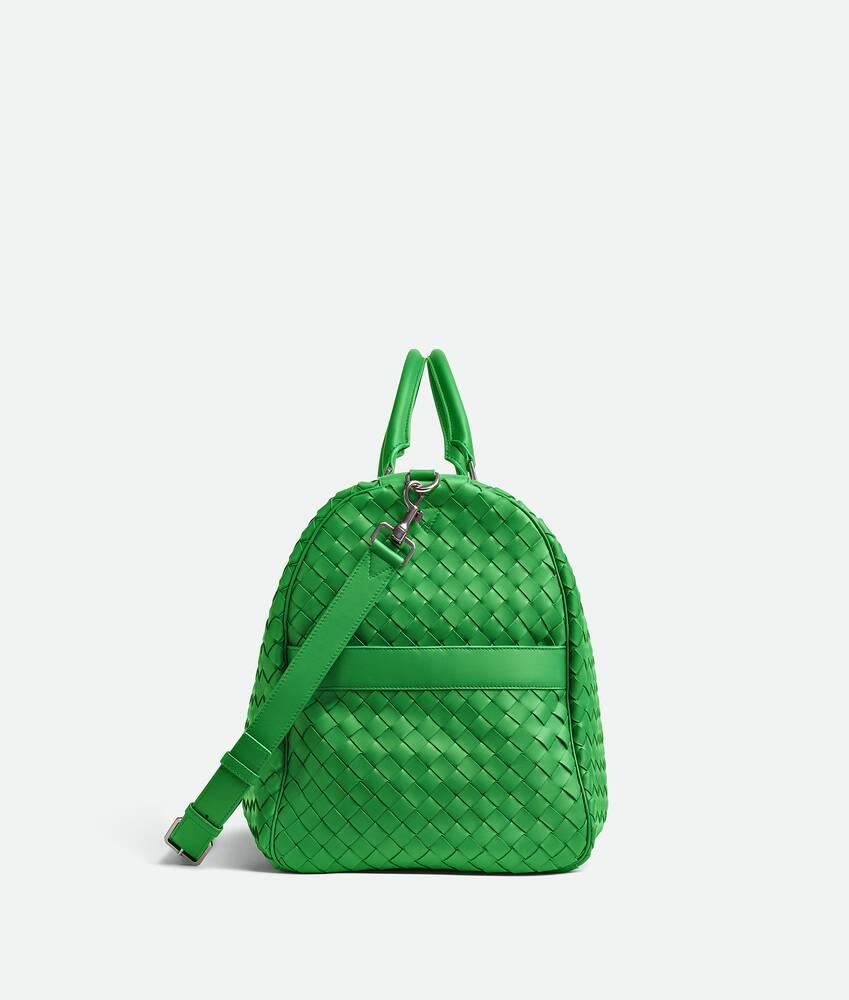 Men's Large Intrecciato Duffle in Parakeet Product Image