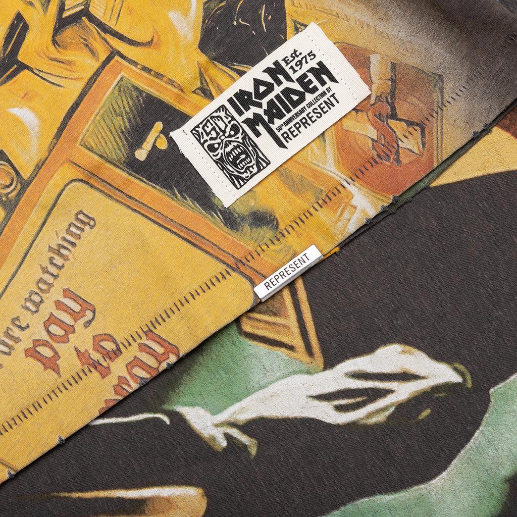 Represent x Iron Maiden Holy Smoke T-Shirt - Ash Male Product Image