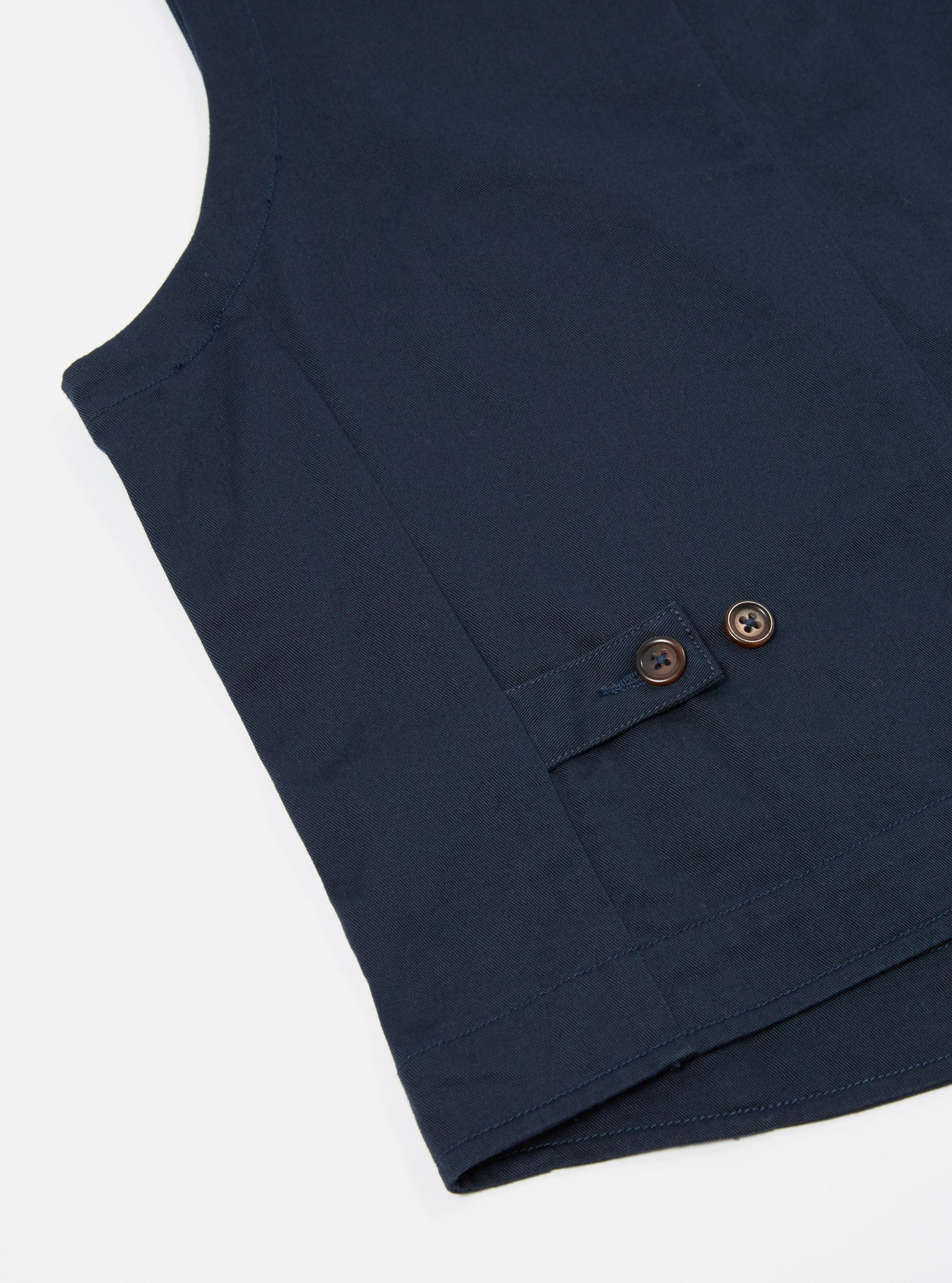 Navy Twill Field Waistcoat Product Image