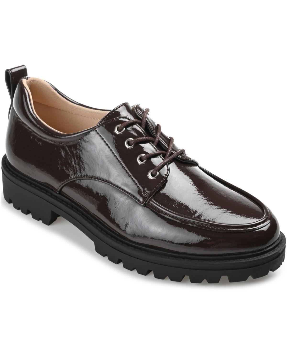 Journee Womens Tru Comfort Foam Zina Oxford Shoes Ivory Product Image