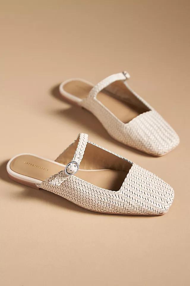 By Anthropologie Woven Mary Jane Slides Product Image