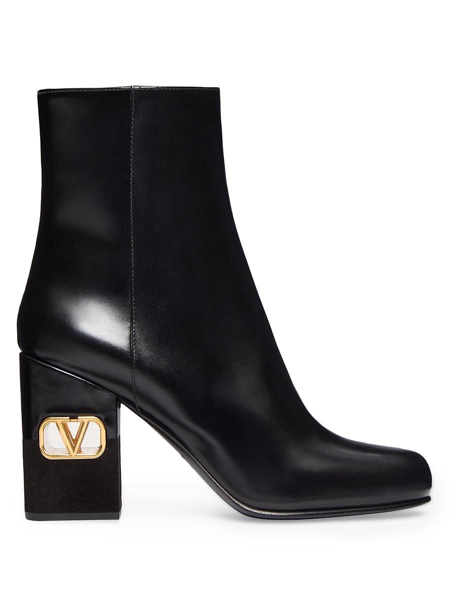 Womens Heritage Ankle Boots in Calfskin 90MM Product Image