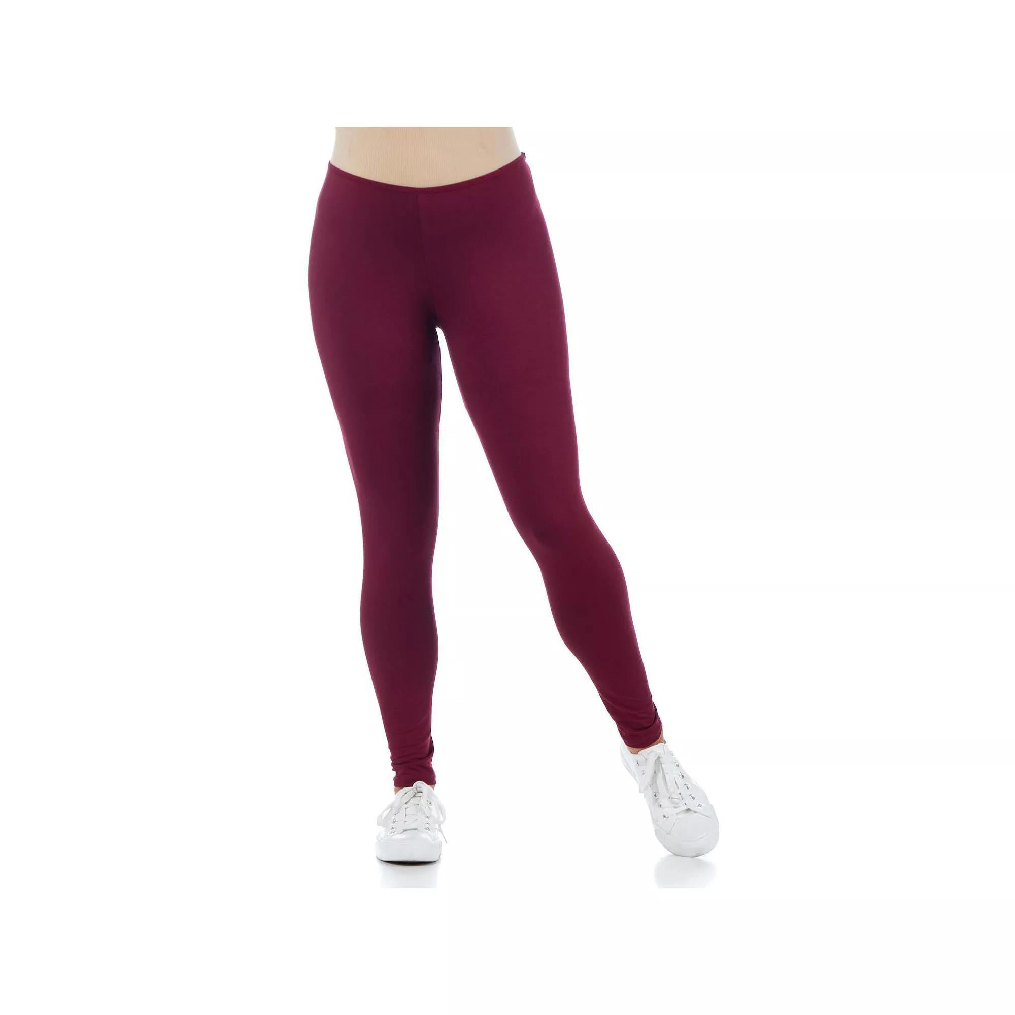 Maternity 24Seven Comfort Apparel Apparel Stretch Ankle Leggings, Women's, Size: Small-Mat, Red Product Image