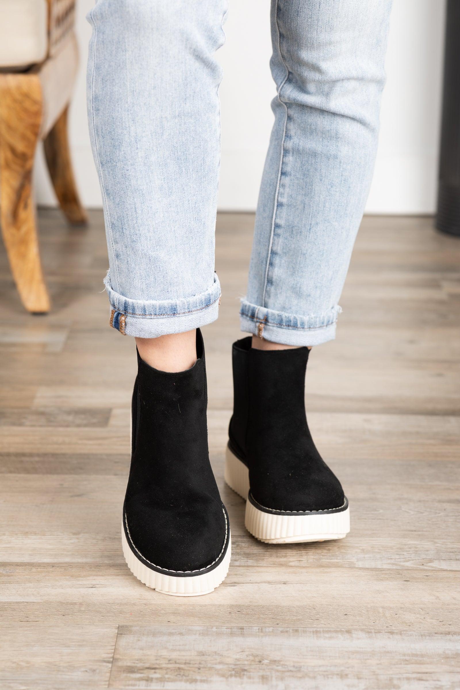Suede Platform Bootie Product Image