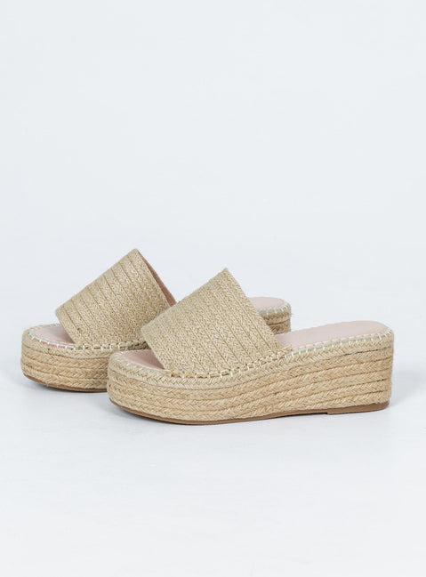 Barbados Sandals Natural Product Image